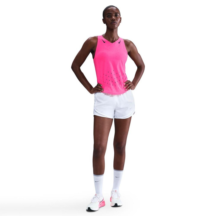 Nike Canotta Running Aeroswift Hyper Rosa Nero Donna