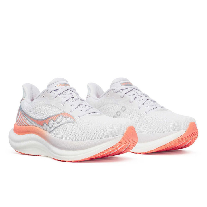 Saucony Triumph 23 Bianco Wistful - Scarpe Running Donna