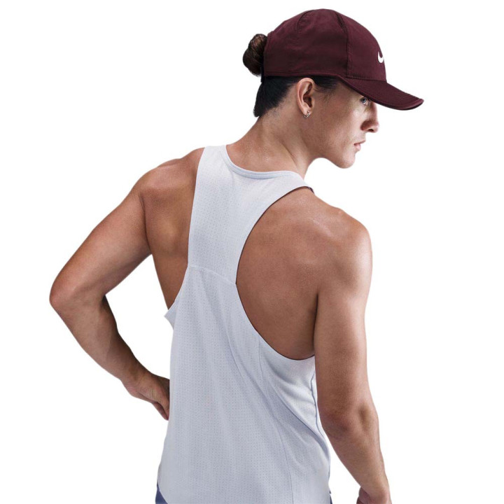 Nike Canotta Running Fast Ghost Argento Uomo
