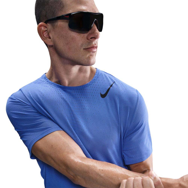 Nike Maglia Running Areoswift Comet Blue Uomo