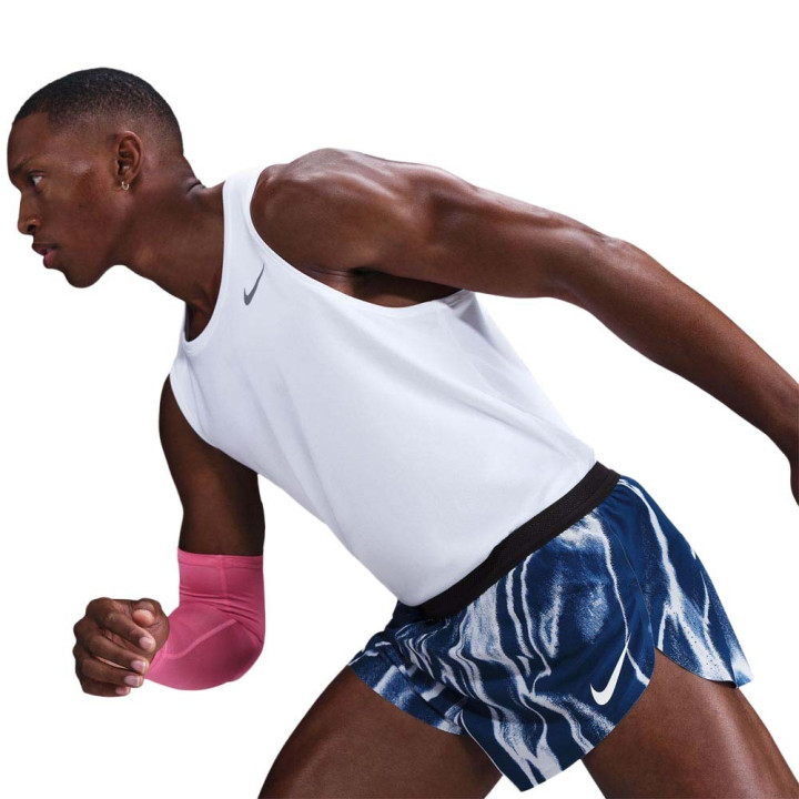 Nike Pantaloncini Running Areoswift 2In1 Ee Aop Coastal Blue Uomo