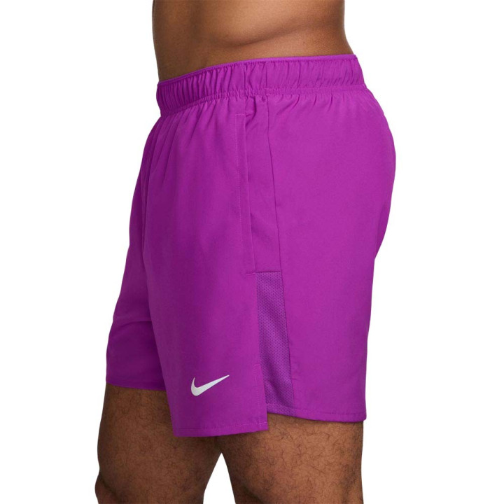 Nike Pantaloncini Running Challenger Purple Argento Uomo