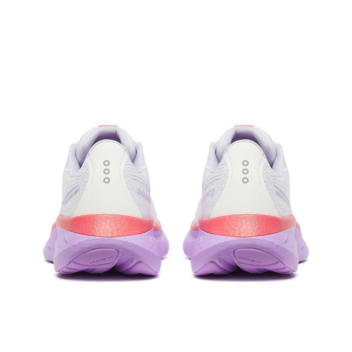 Saucony Ride 18 Bianco Coral - Scarpe Running Donna