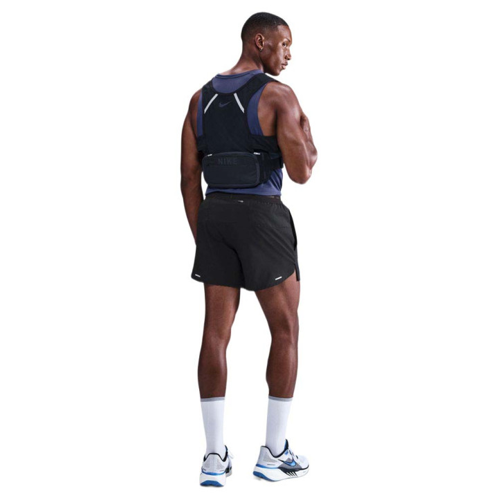 Nike Pantaloncini Running Stride 5" Perforated Nero Uomo
