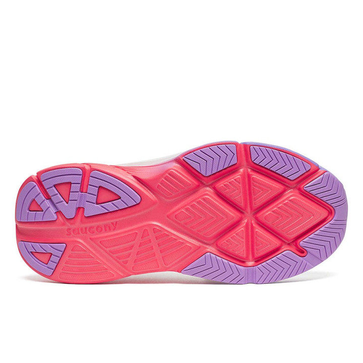 Saucony Guide 18 Bianco Crocus - Scarpe Running Donna