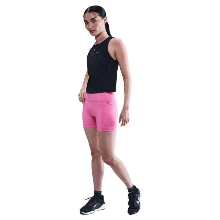Nike Pantaloncini Running Swift Ful Rosa Argento Donna