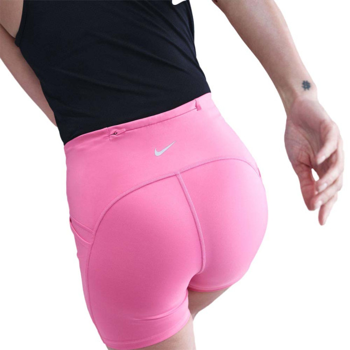 Nike Pantaloncini Running Swift Ful Rosa Argento Donna