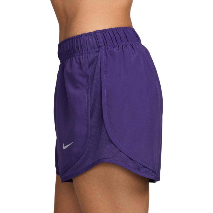Nike Pantaloncini Running Tempo Purple Argento Donna