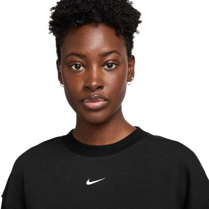 Nike Pro Felpa Palestra Giro Nero Donna