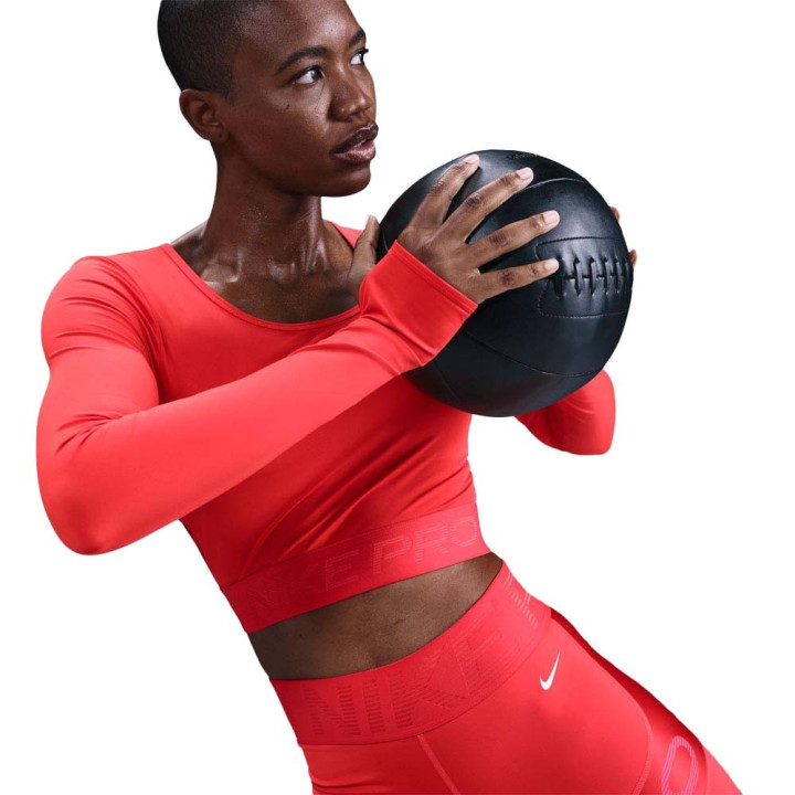 Nike Pro Sculpt Shorts Sportivi Rosso Donna