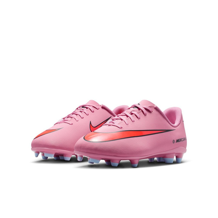 Nike Mercurial Vapor 16 Club Fg Mg Rosa Nero Rosso - Scarpe Da Calcio Bambino