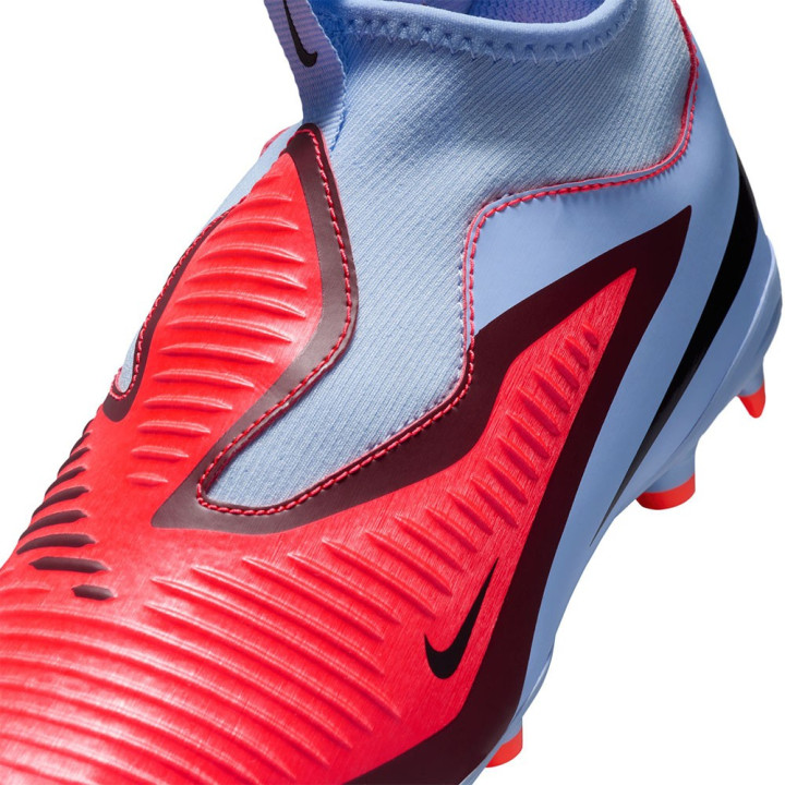 Nike Phantom 6 High Acad Fg Mg Blu Rosso Nero - Scarpe Da Calcio Bambino