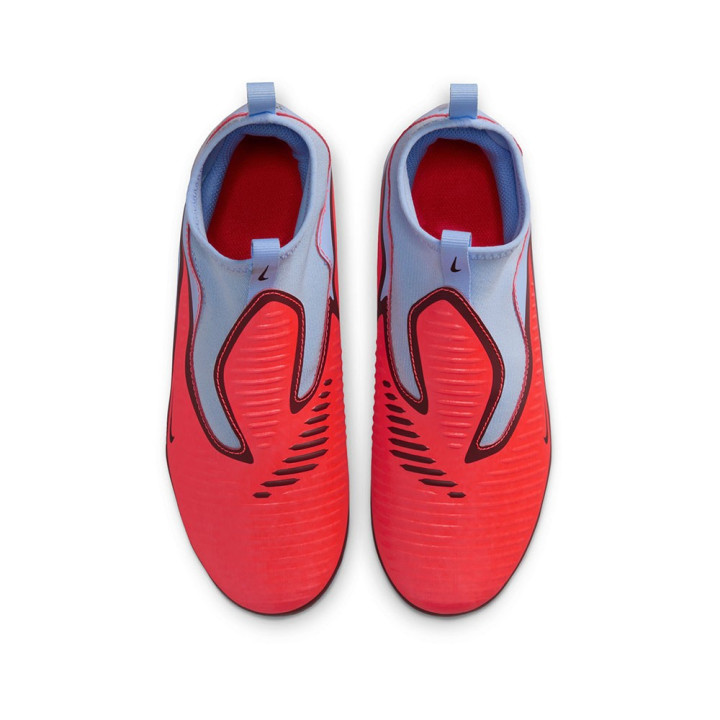 Nike Phantom 6 High Acad Fg Mg Blu Rosso Nero - Scarpe Da Calcio Bambino
