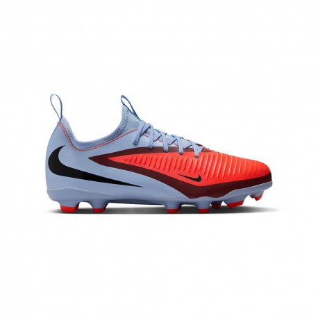 Nike Phantom 6 Low Academy Fg Mg Blu Rosso Nero - Scarpe Da Calcio Bambino