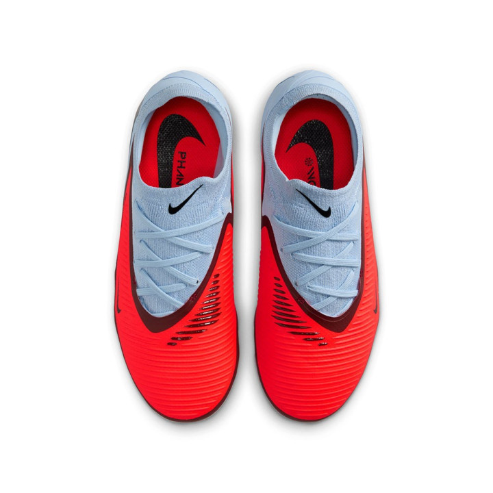Nike Phantom 6 Low Pro Fg Mg Blu Rosso Nero - Scarpe Da Calcio Bambino