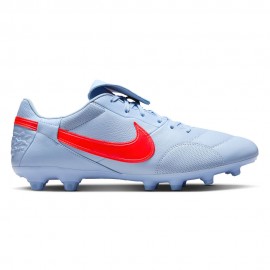 Nike The Premier III Fg Azzurro Rosso - Scarpe Da Calcio Uomo
