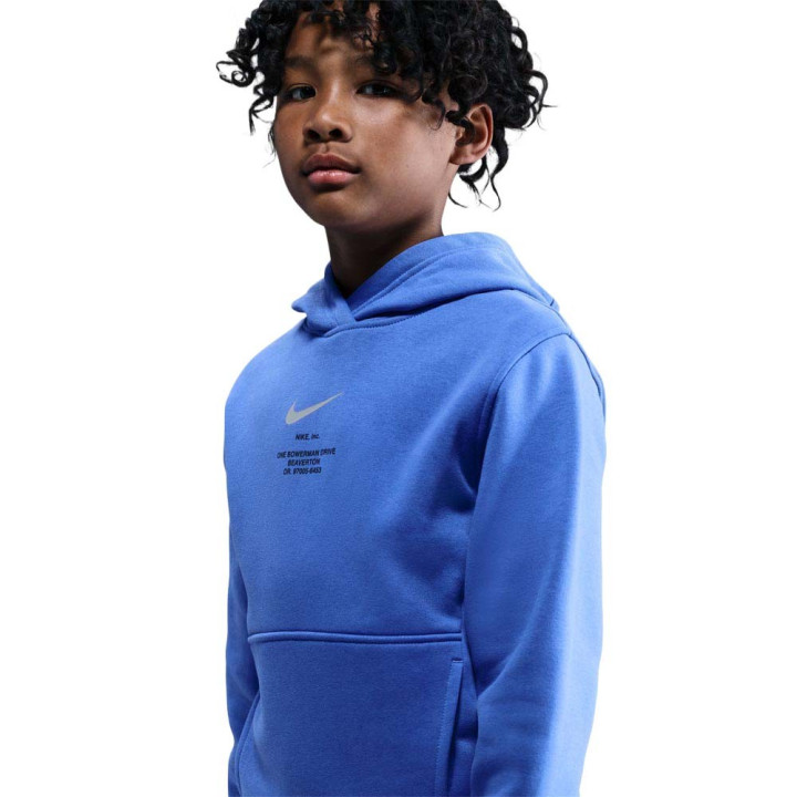 Nike Felpa Palestra Blu Bambino