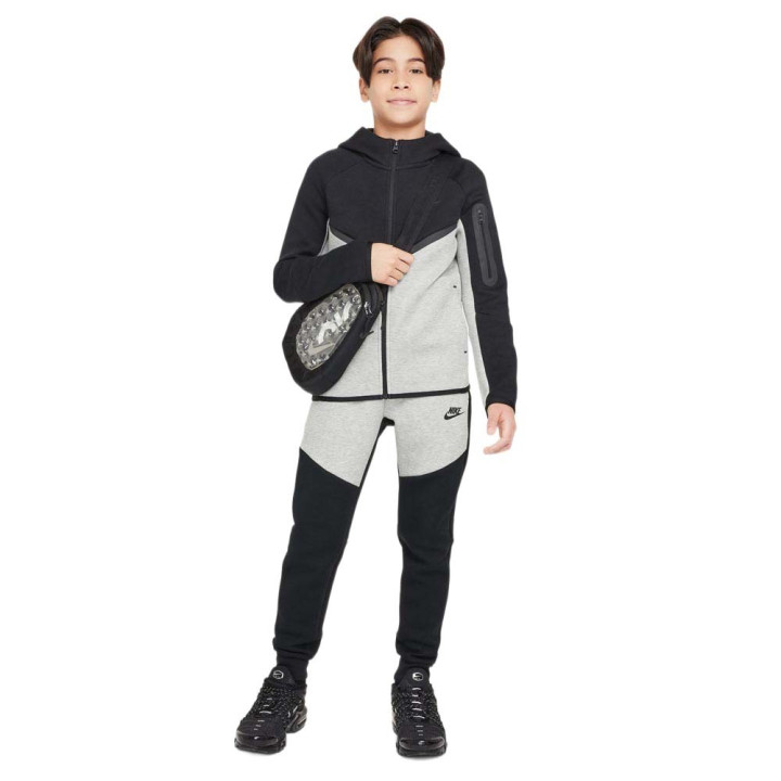 Nike Sportswear Tech Felpa Palestra Grigio Bambino