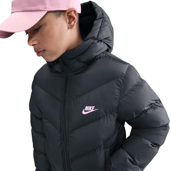 Nike Sportswear All Day Play Giubbino Nero Bambina