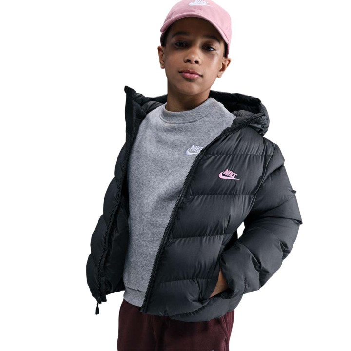 Nike Sportswear All Day Play Giubbino Nero Bambina