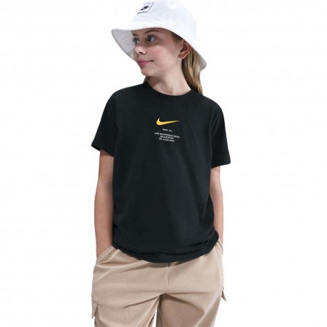 Nike Maglietta Palestra Nero Bambino
