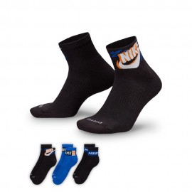Tris Pack Quarter nero blu