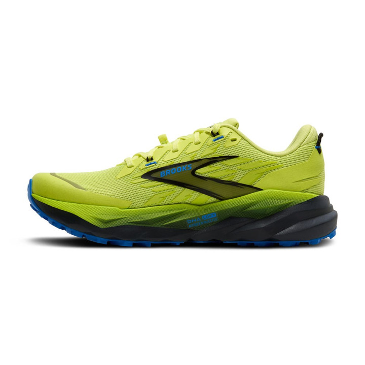Brooks Cascadia 19 Sunny Lime Nero Blue - Scarpe Trail Running Uomo