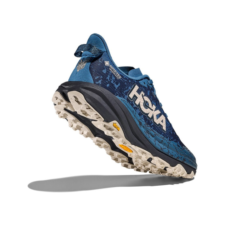 Hoka Speedgoat 6 Gtx Foggy Night Charcoal Grigio - Scarpe Trail Running Uomo