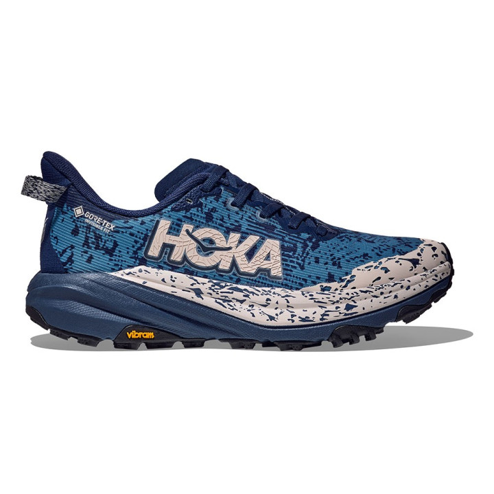 Hoka Speedgoat 6 Gtx Midnight Blue Alpine Blue - Scarpe Trail Running Donna