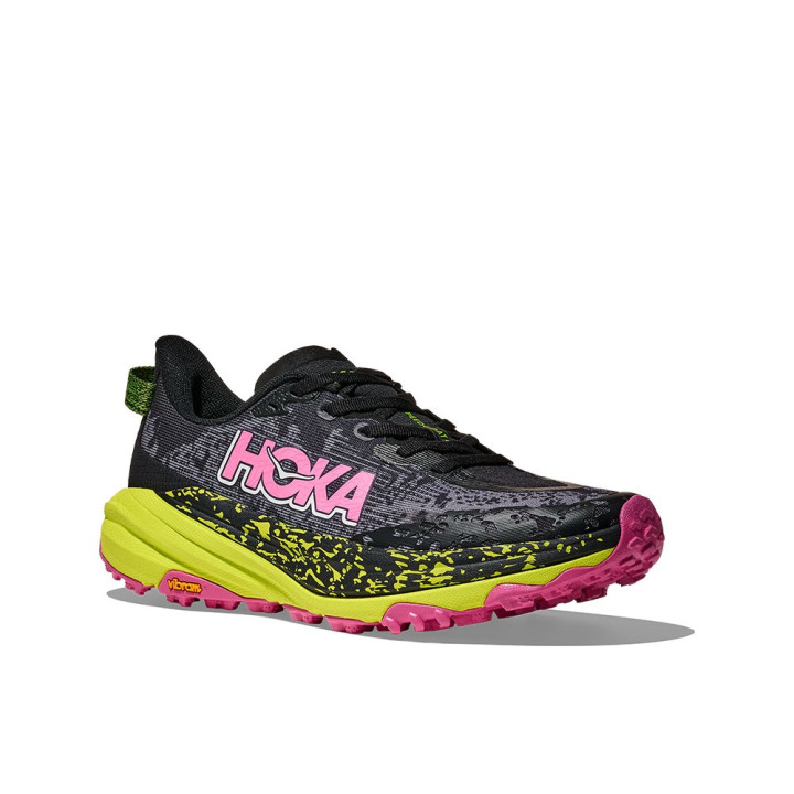 Hoka Speedgoat 6 Nero Neon Hoka Citrus - Scarpe Trail Running Donna