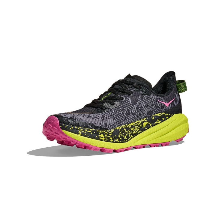 Hoka Speedgoat 6 Nero Neon Hoka Citrus - Scarpe Trail Running Donna