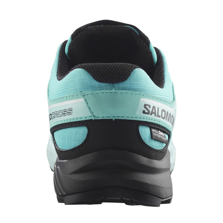 Salomon Speedcross Waterproof Azzurro Nero Iced Aqua - Scarpe Trail Running Bambino