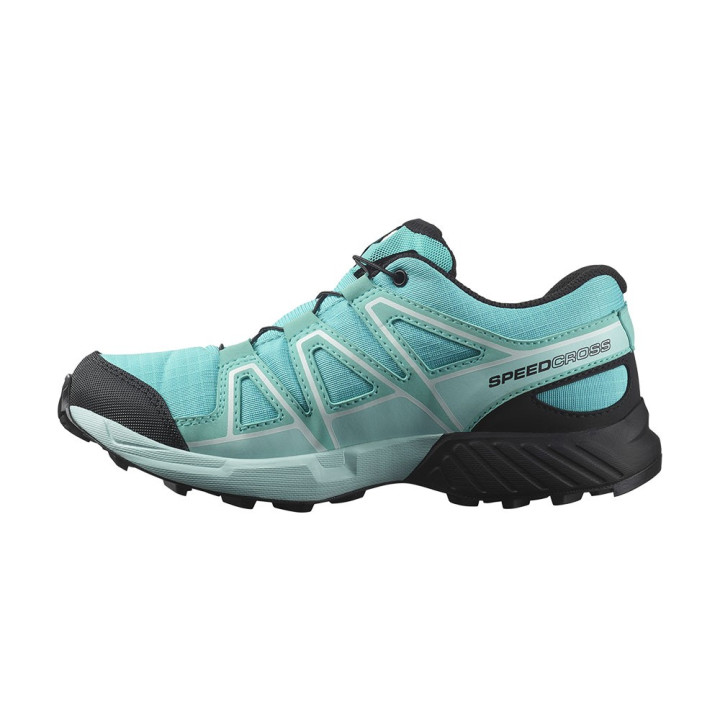 Salomon Speedcross Waterproof Azzurro Nero Iced Aqua - Scarpe Trail Running Bambino