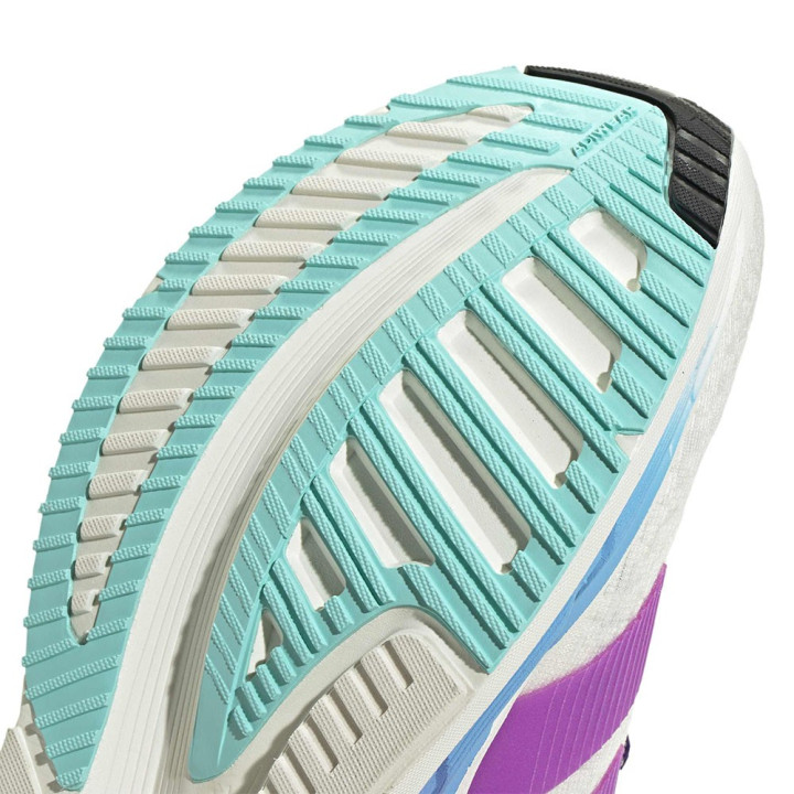 ADIDAS Adistar 4 Core Bianco Purple Burst Semi Blue Bu - Scarpe Running Donna