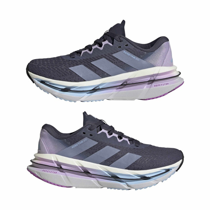 ADIDAS Adistar Byd Shadow Navy Argento Violet Powder P - Scarpe Running Donna
