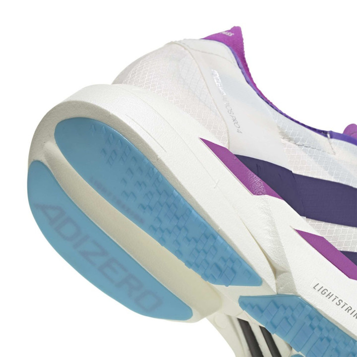ADIDAS Adizero Adios Pro 4 Core Bianco Collegiate Purp - Scarpe Running Donna