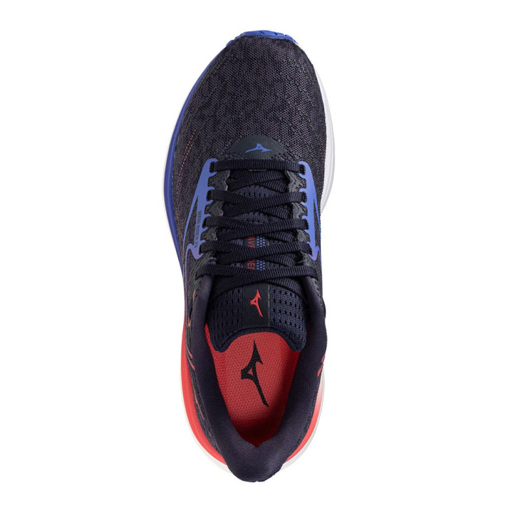 Mizuno Wave Rider 29 Odyssey Gray Iris Bloom - Scarpe Running Donna