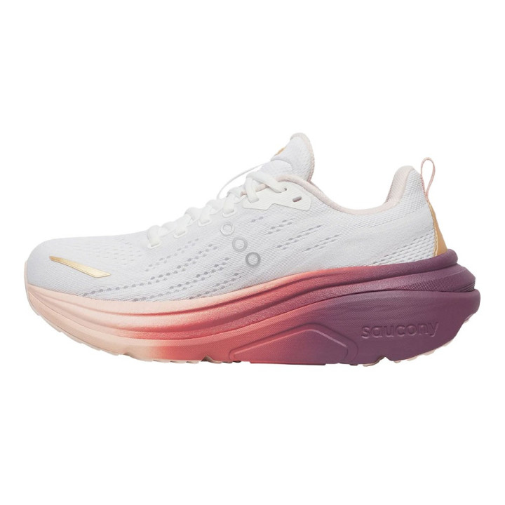 Saucony Hurricane 25 Bianco Cameo - Scarpe Running Donna