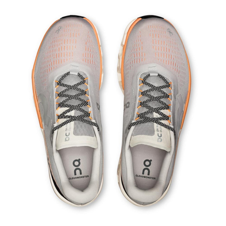 On Cloudmonster 2 Glacier Tangerine - Scarpe Running Uomo