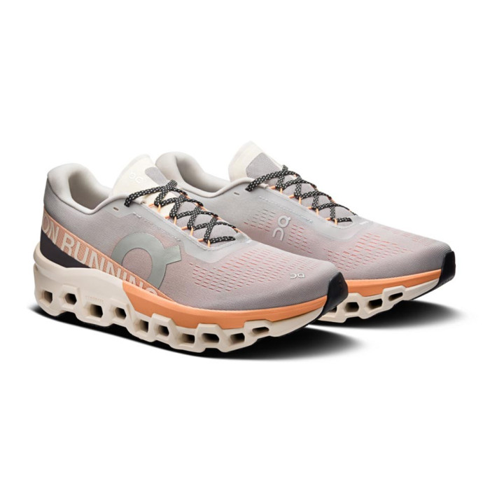 On Cloudmonster 2 Glacier Tangerine - Scarpe Running Uomo