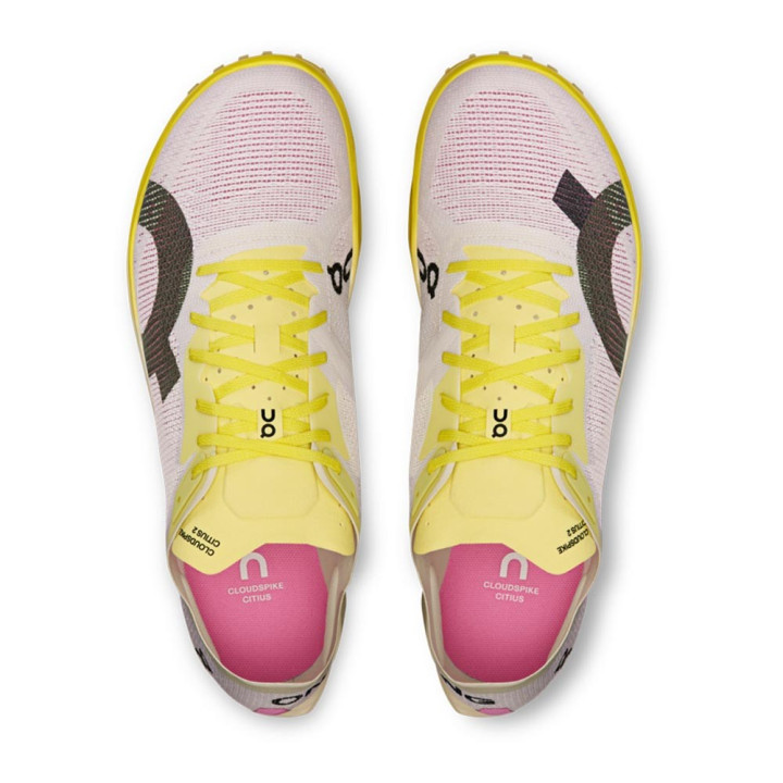 On Cloudspike Citius 2 Bianco Raspberry - Scarpe Running Uomo