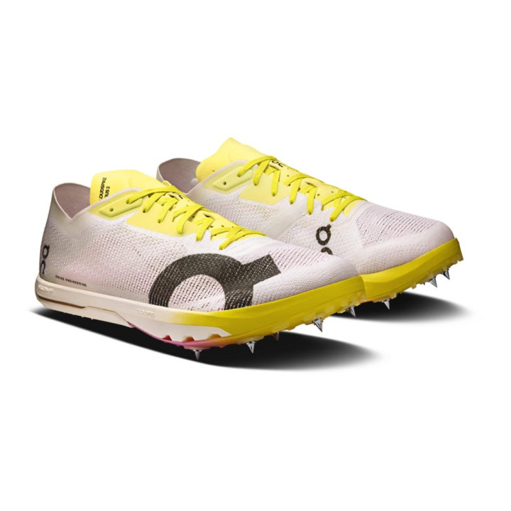 On Cloudspike Citius 2 Bianco Raspberry - Scarpe Running Uomo