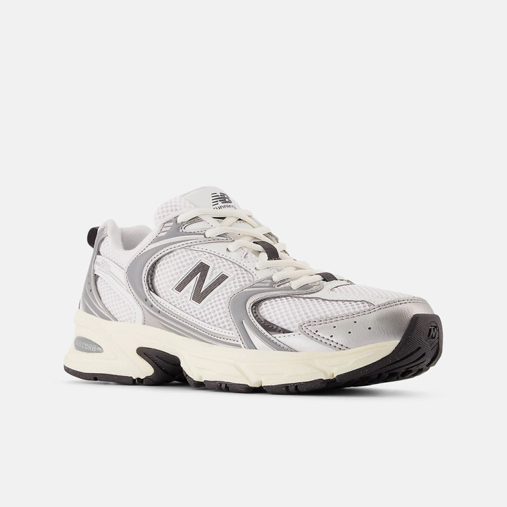 New Balance 530 Mesh Bianco Argento Nero