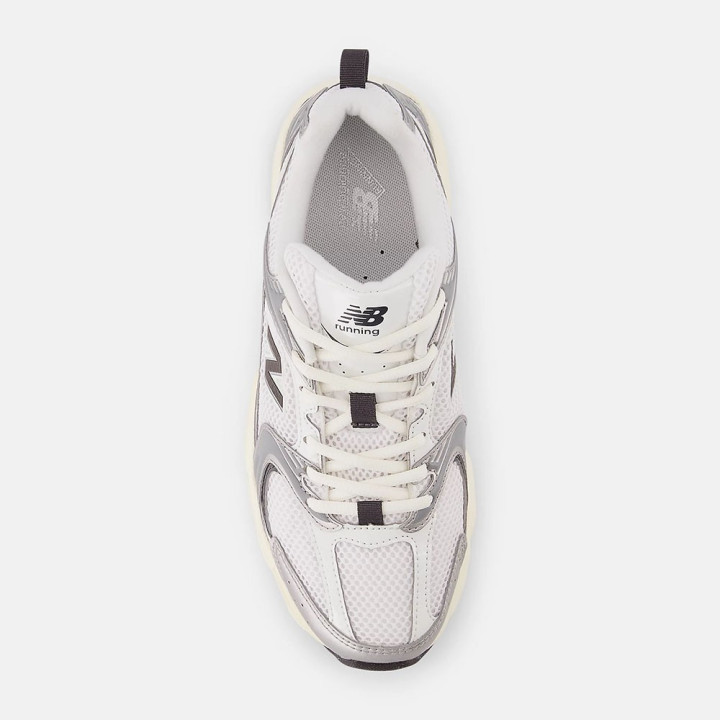 New Balance 530 Mesh Bianco Argento Nero