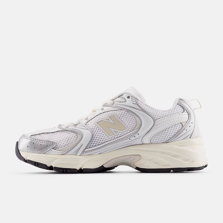 New Balance 530 Mesh Bianco Argento Panna - Sneakers Unisex