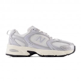 530 Mesh bianco argento grigio