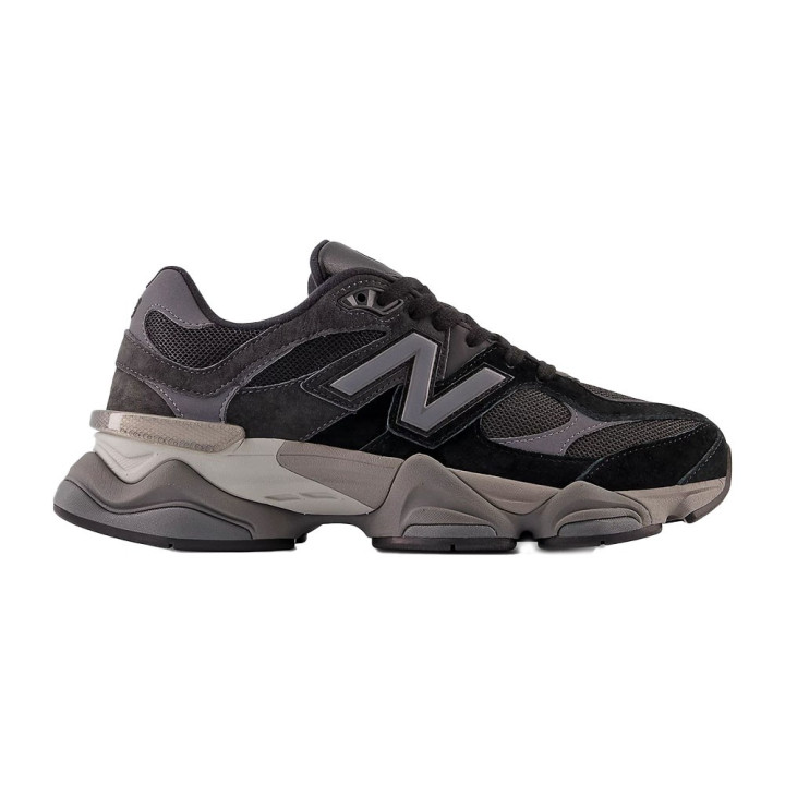 New Balance 9060 Mesh Suede Nero Grigio - Sneakers Donna