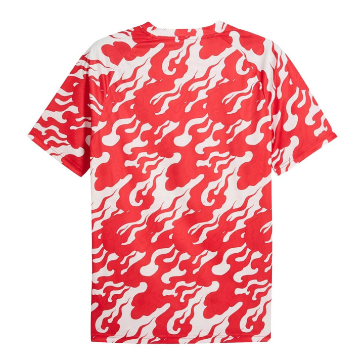 Puma Maglia Maniche Corte Ac Milan Pre Match Away 25-26 Bianco Rosso Uomo