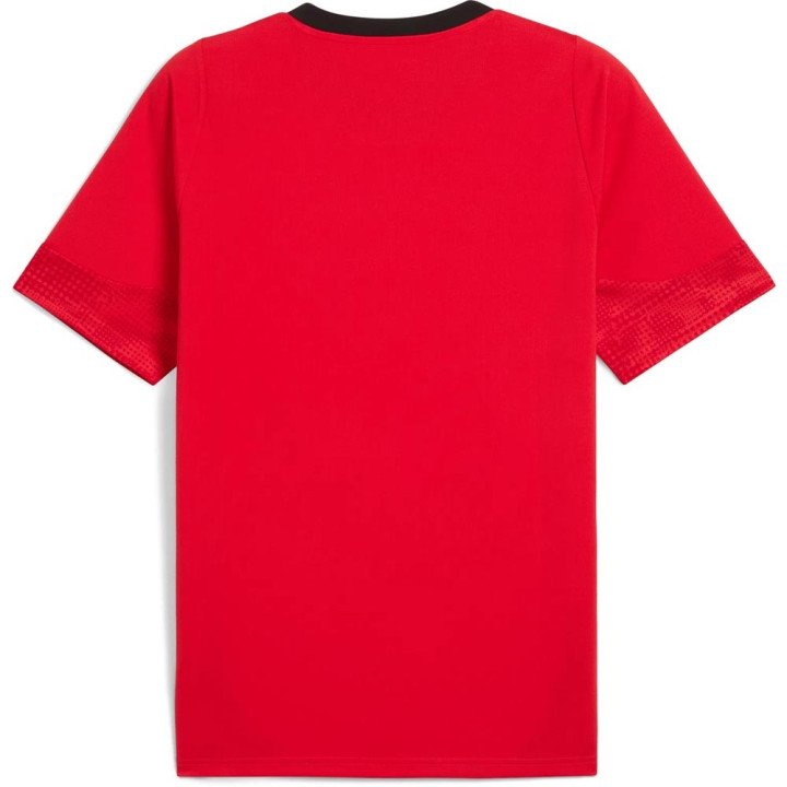 Puma Maglia Maniche Corte Ac Milan Training Nero Rosso Uomo