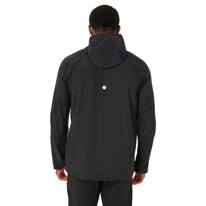 Asics Giacca Running Road Packable Performance Nero Uomo